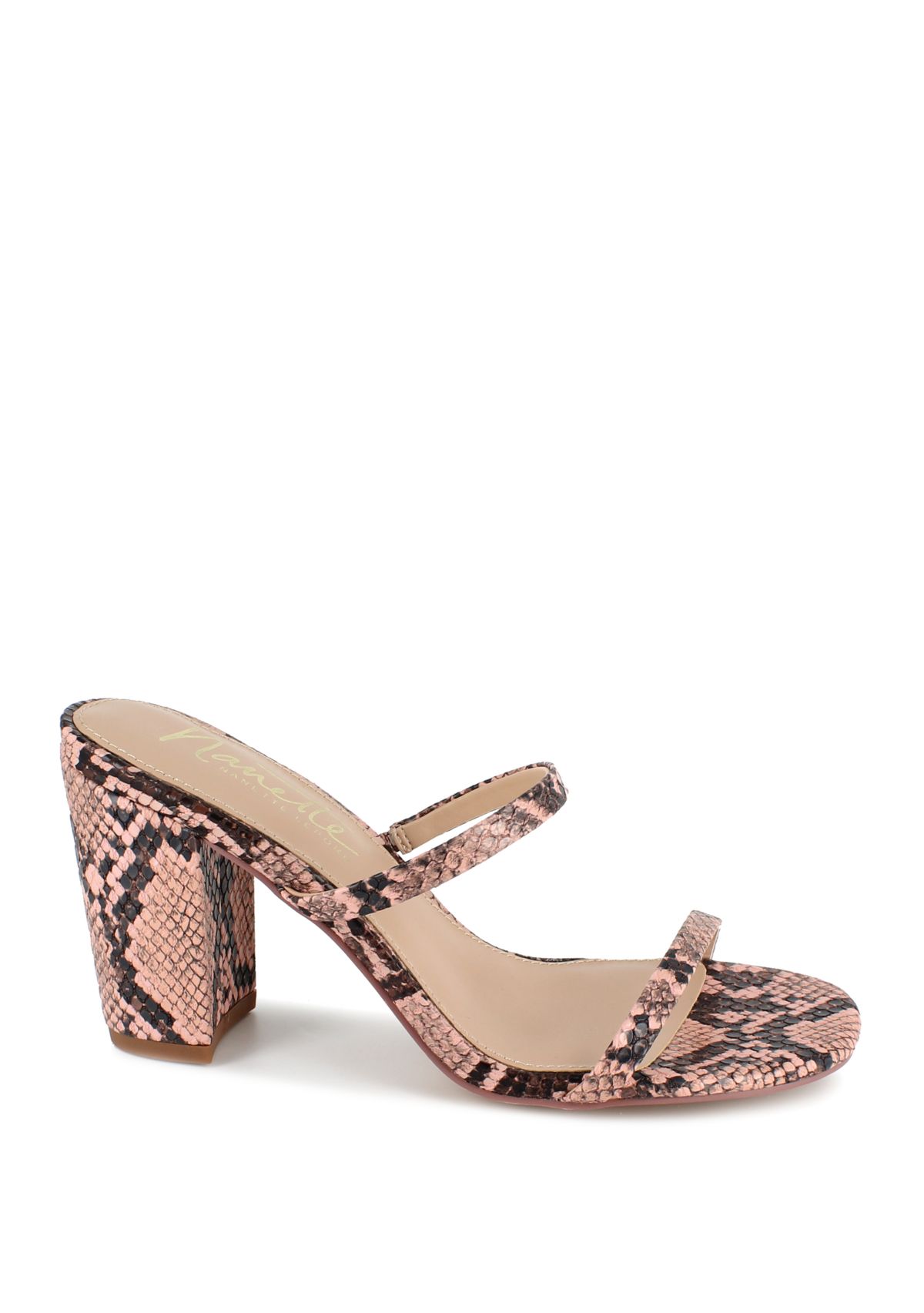 Mia Slide Block Heel Sandals