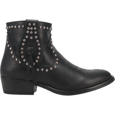 Destry Leather Studded Bootie