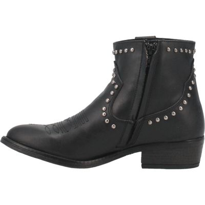 Destry Leather Studded Bootie