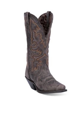 Laredo Western Boots Women's Access Boots, Black, 11W -  0679145470452