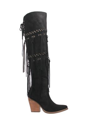 Belk fringe boots shop