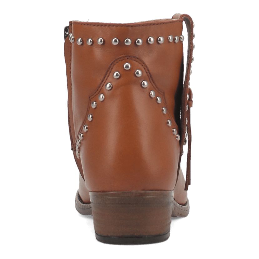 Destry Leather Studded Bootie