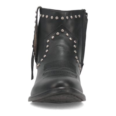 Destry Leather Studded Bootie