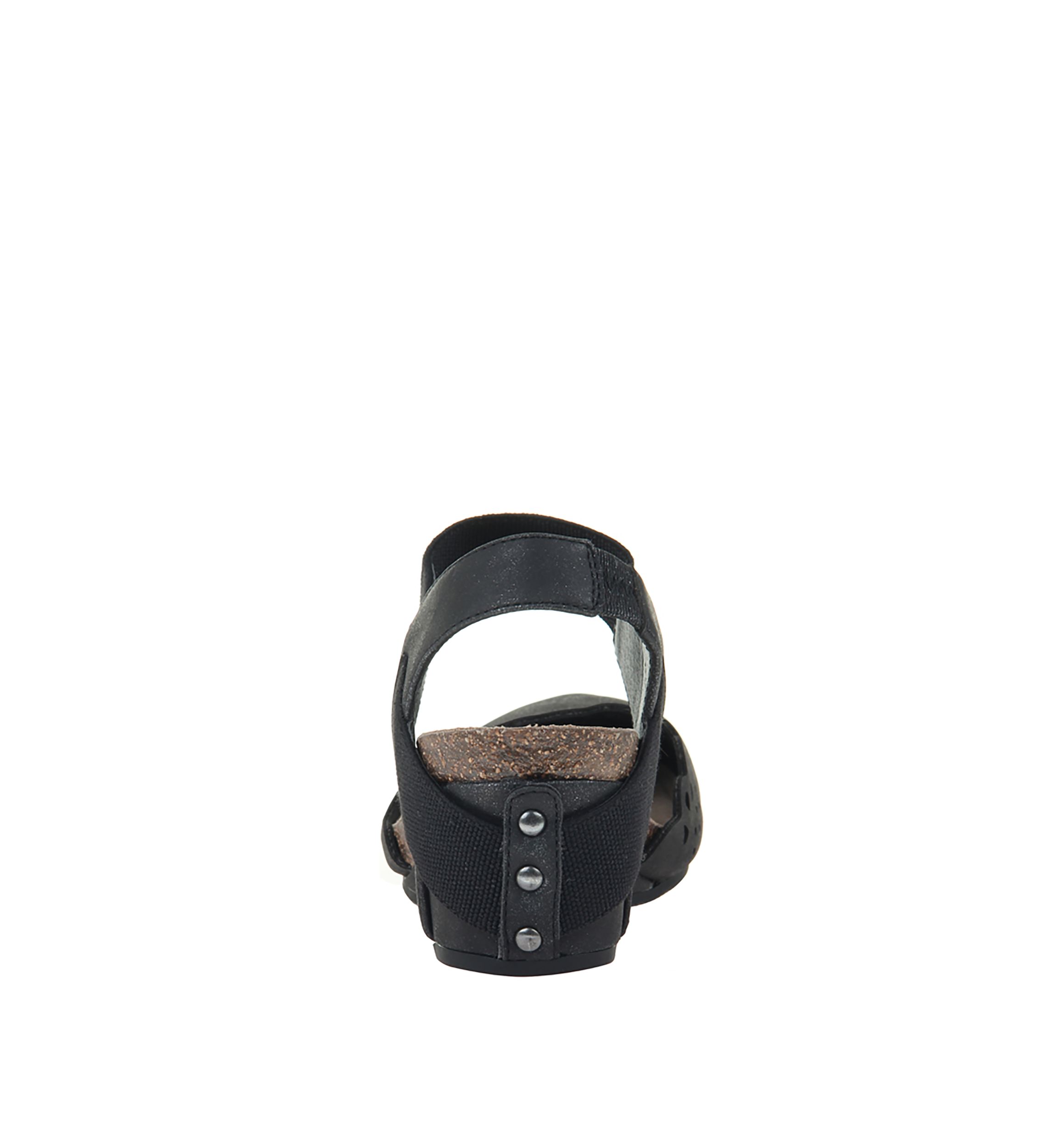 Textile Wedge Sandals
