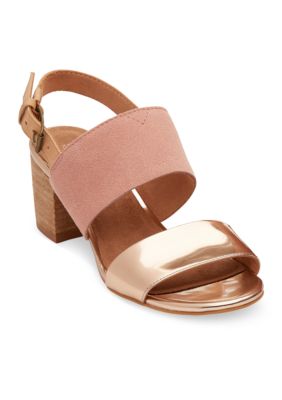 Toms poppy hot sale sandals rose gold