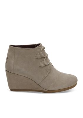 Toms kala suede hot sale wedge bootie