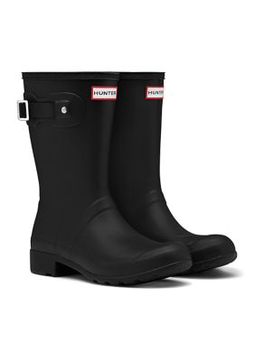 Hunter Women's Original Tour Short Rain Boots, Black, 6M -  5054916029414