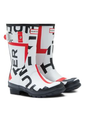 Hunter exploded logo snow clearance boots