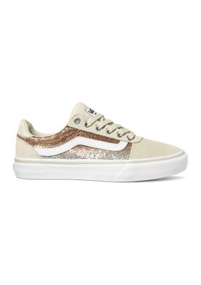 VANS Women s Ward Deluxe Ombre Glitter Sneakers belk