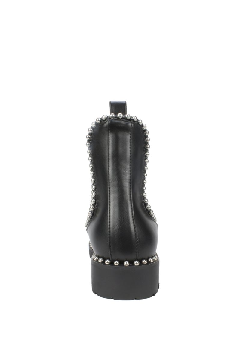 Shelley Studded Trim Ankle Boots