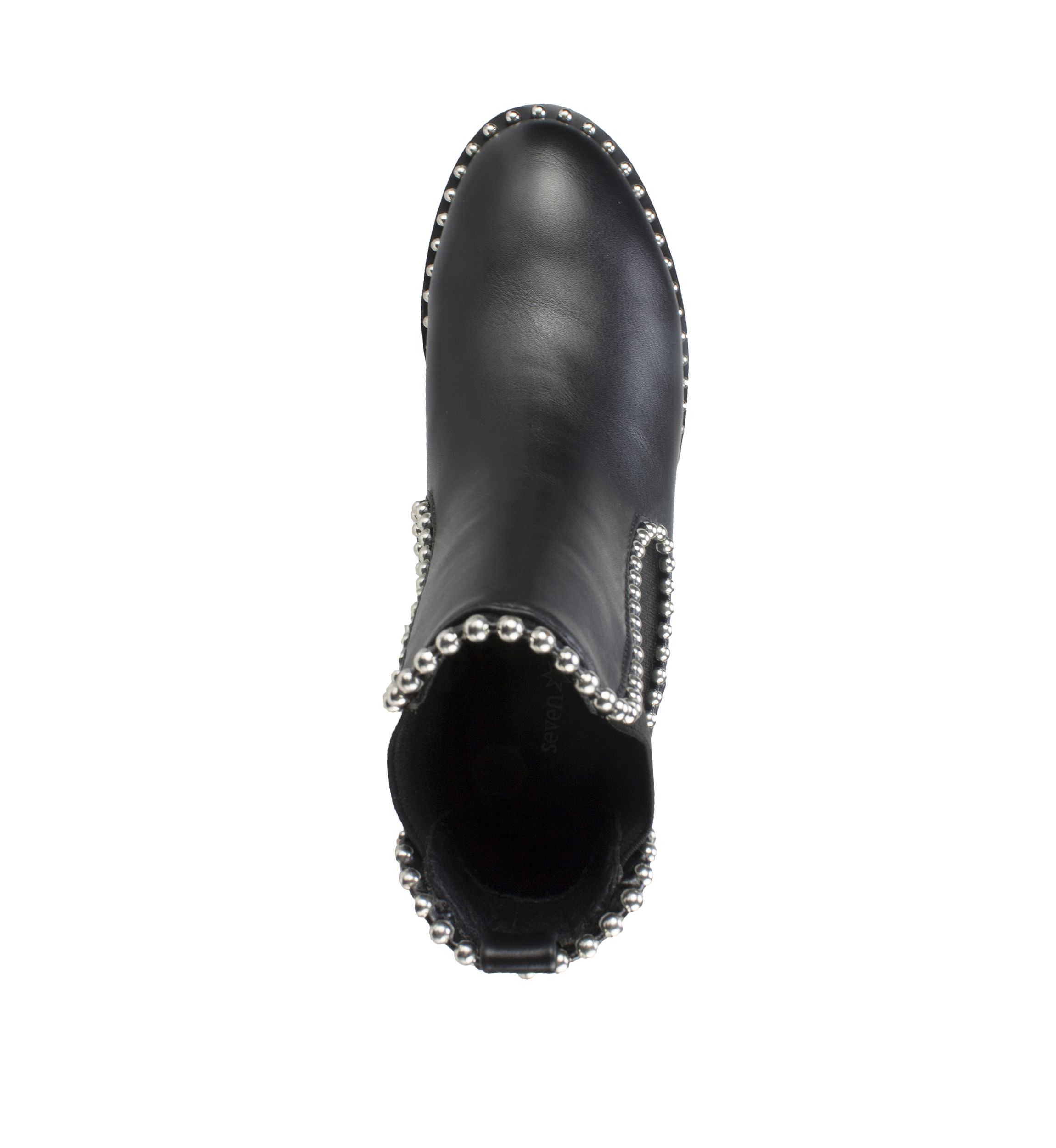 Shelley Studded Trim Ankle Boots