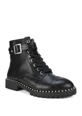 belk white combat boots
