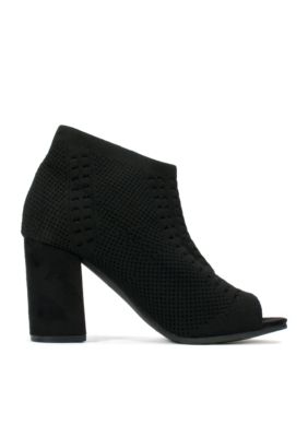 belk open toe booties