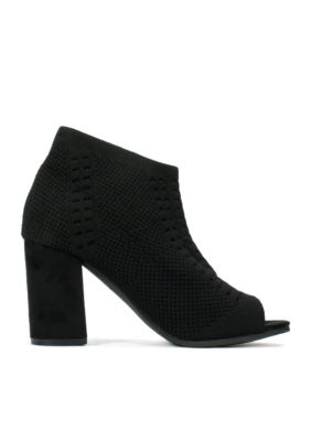 Seven Dials Tara Fly Knit Peep Toe Bootie | belk