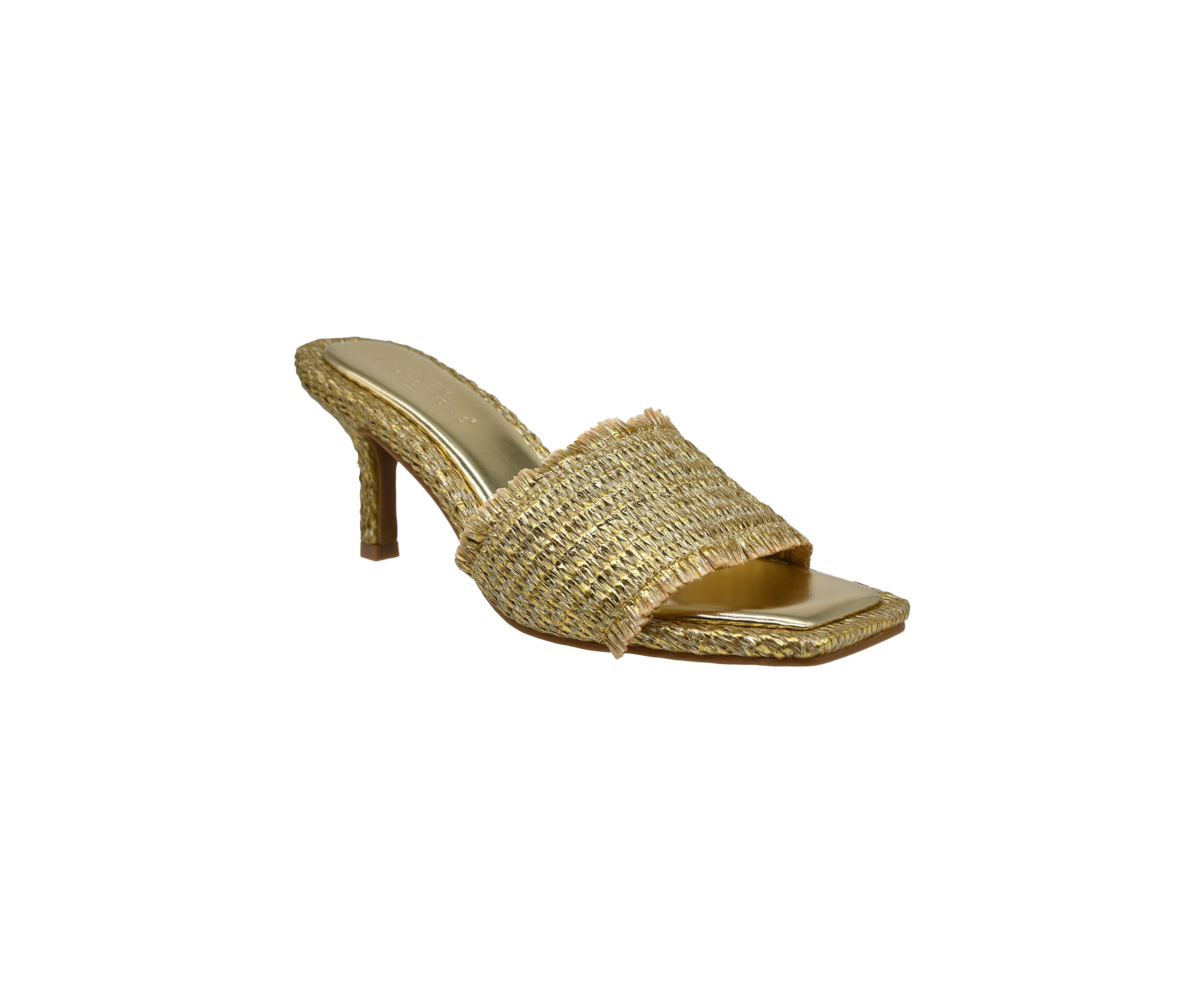Lucia Raffia Dress Slide Sandals