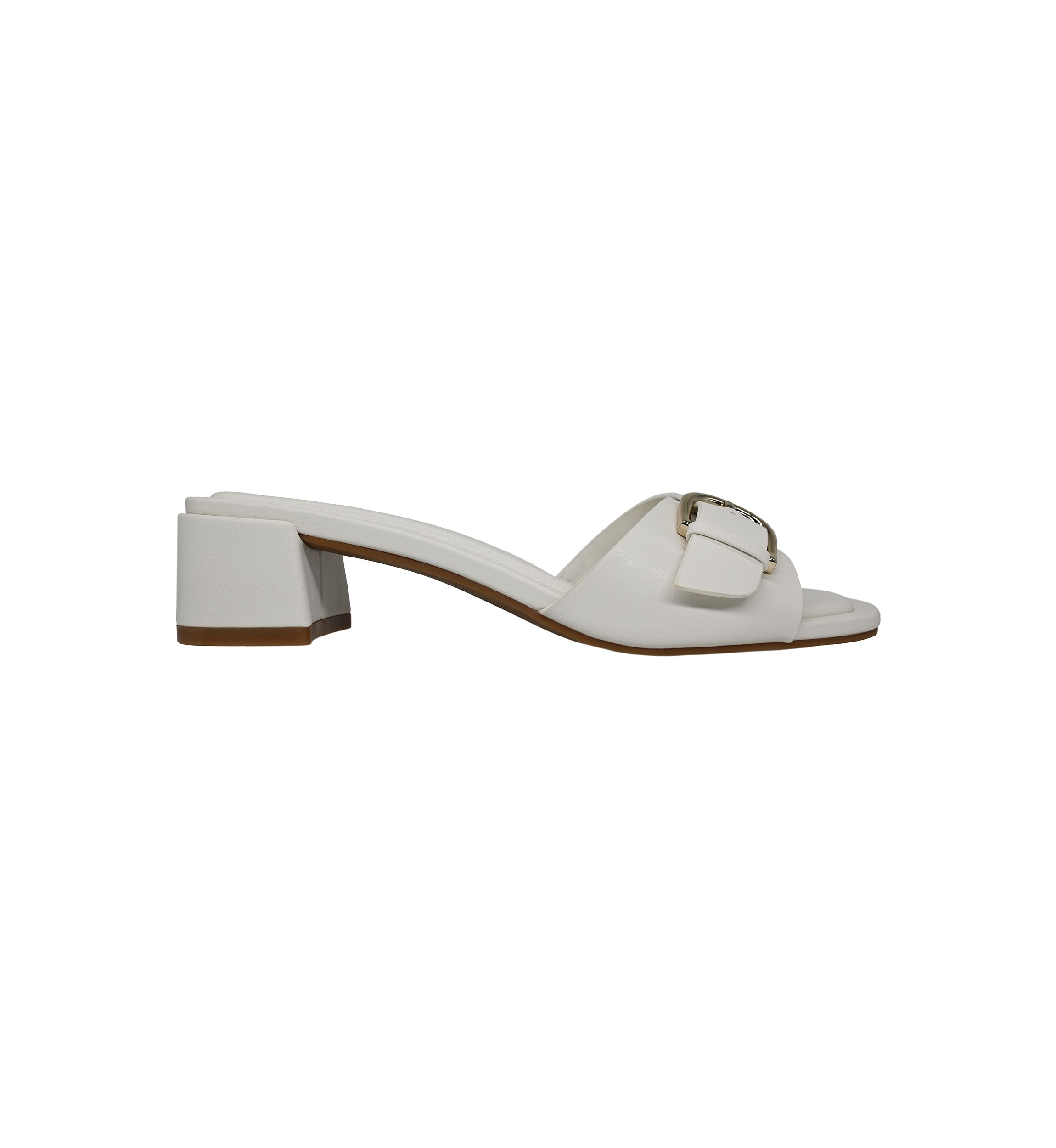 Athena Heeled Slide Sandals
