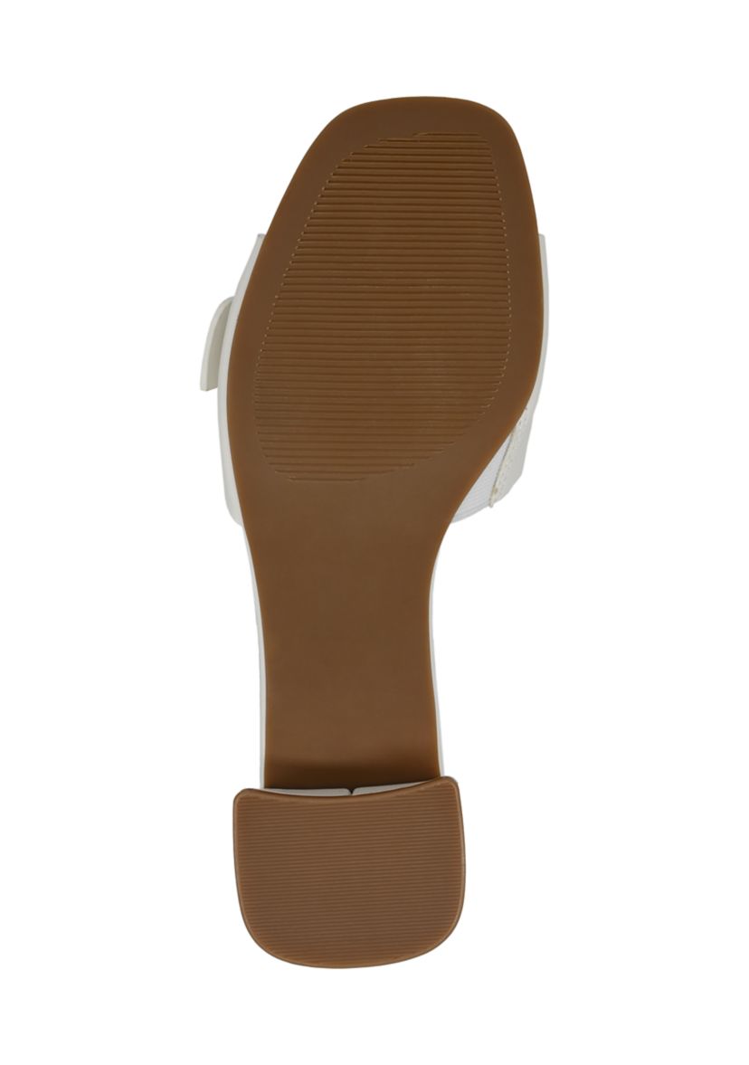 Athena Heeled Slide Sandals