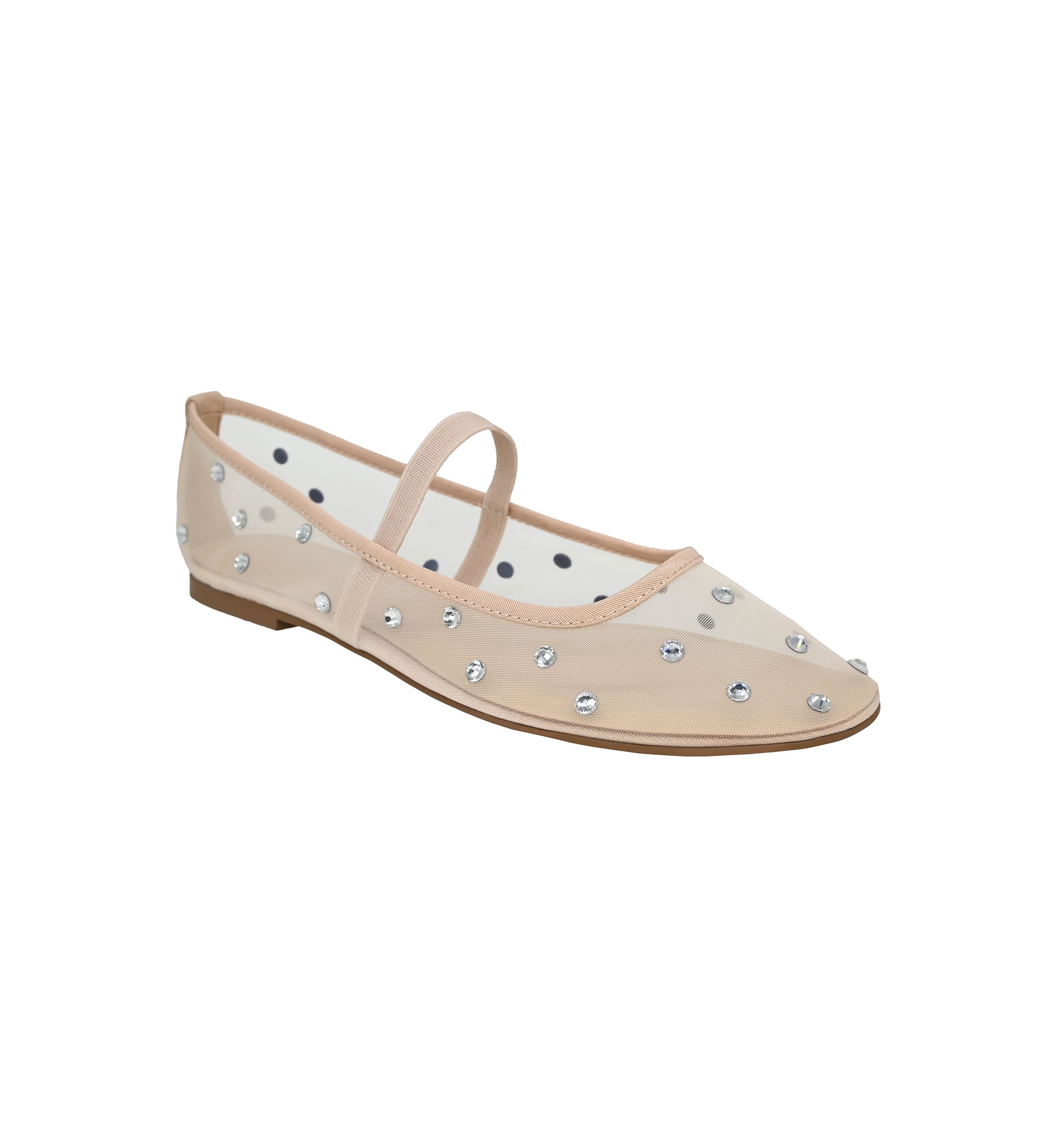 Sienna Mesh Phinestone Flats