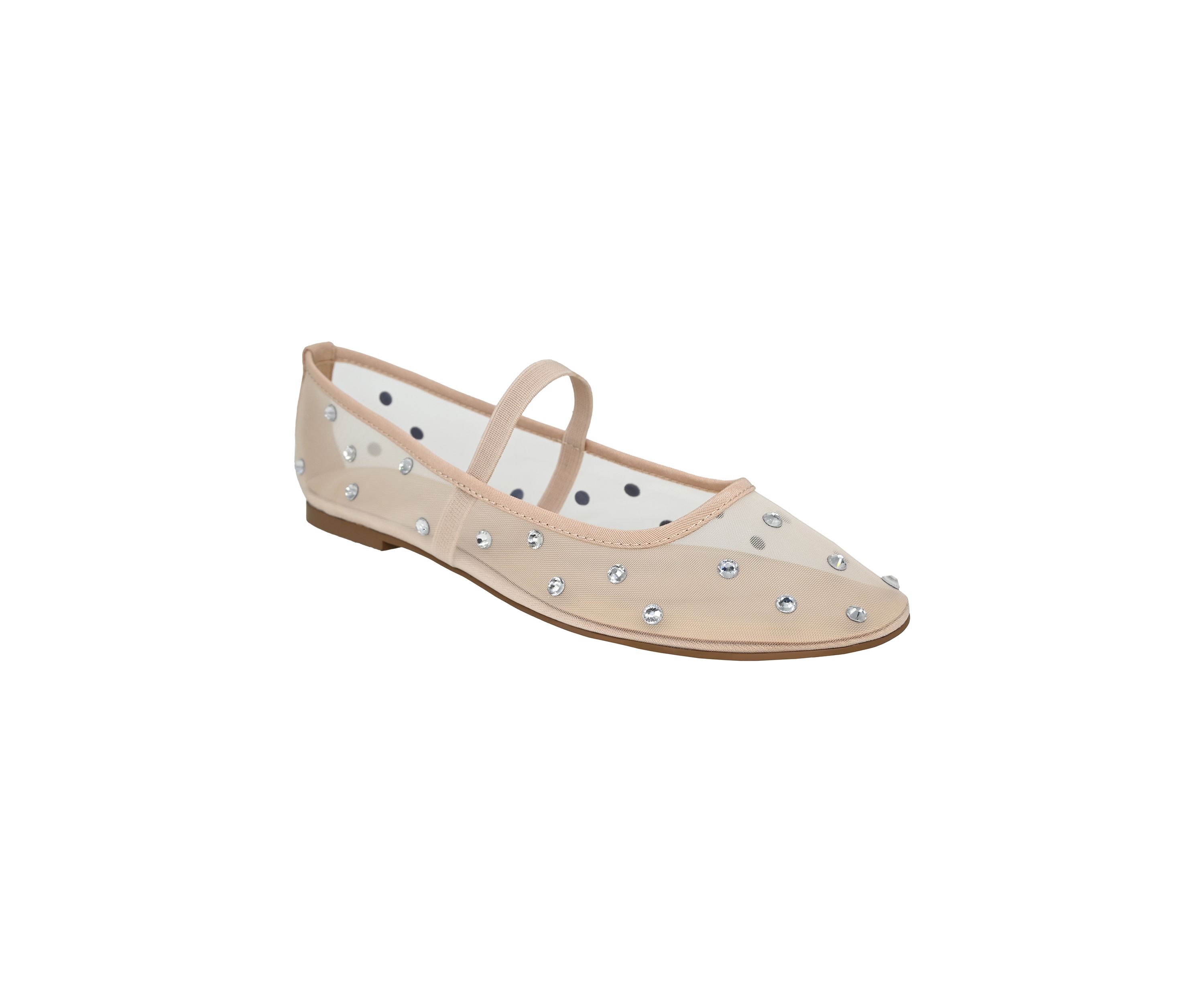 Sienna Mesh Phinestone Flats