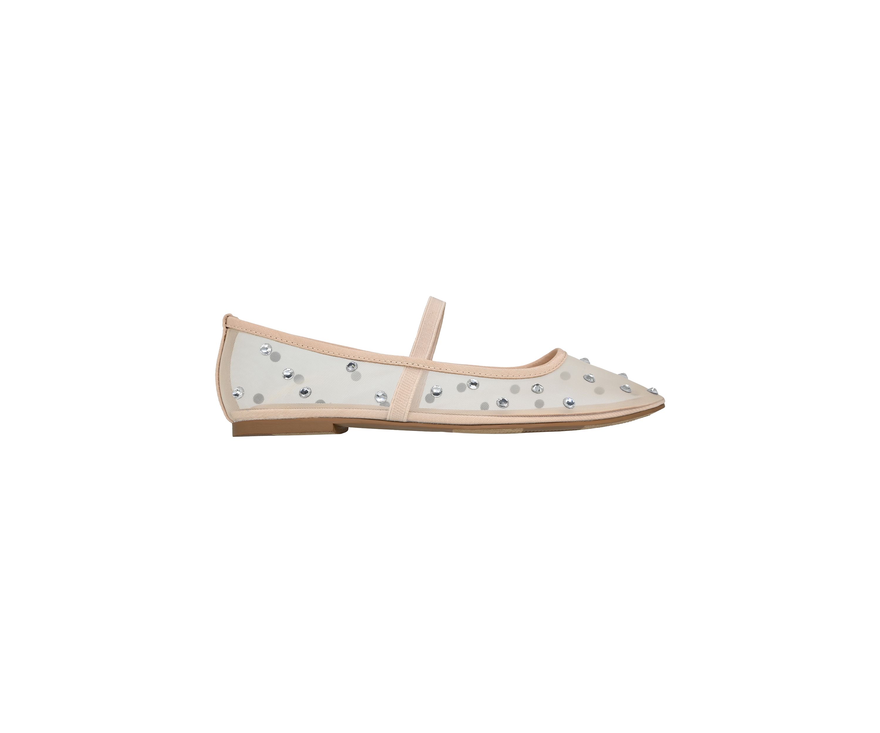 Sienna Mesh Phinestone Flats