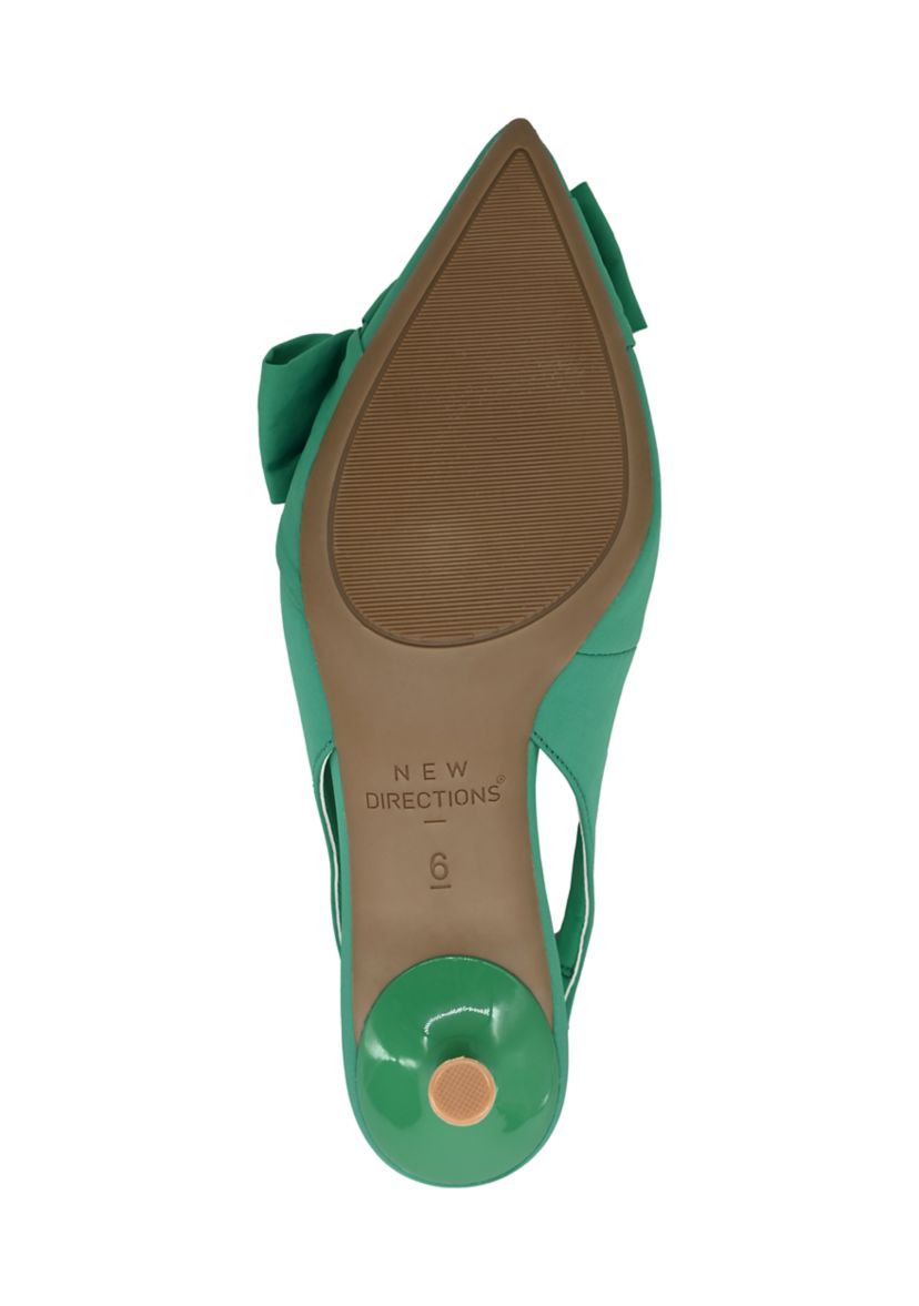 Melody Bow Slingback Heels