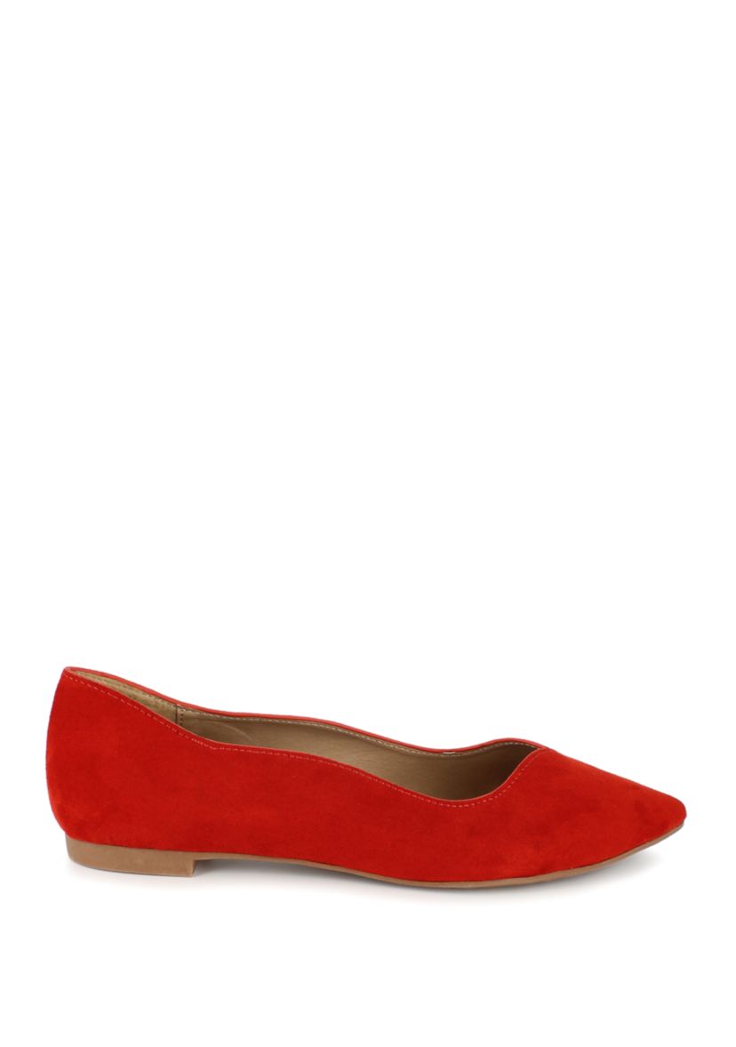 Pamela Side Dip Flat Shoes