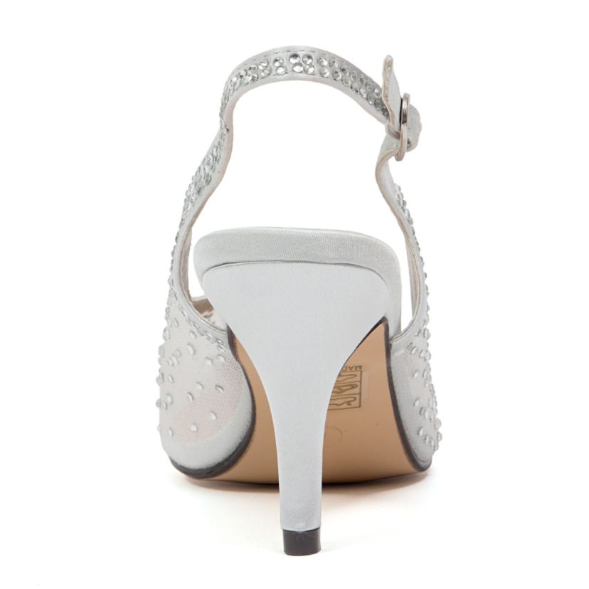 Lola, Rhinestone Mesh Dressy Sling Back