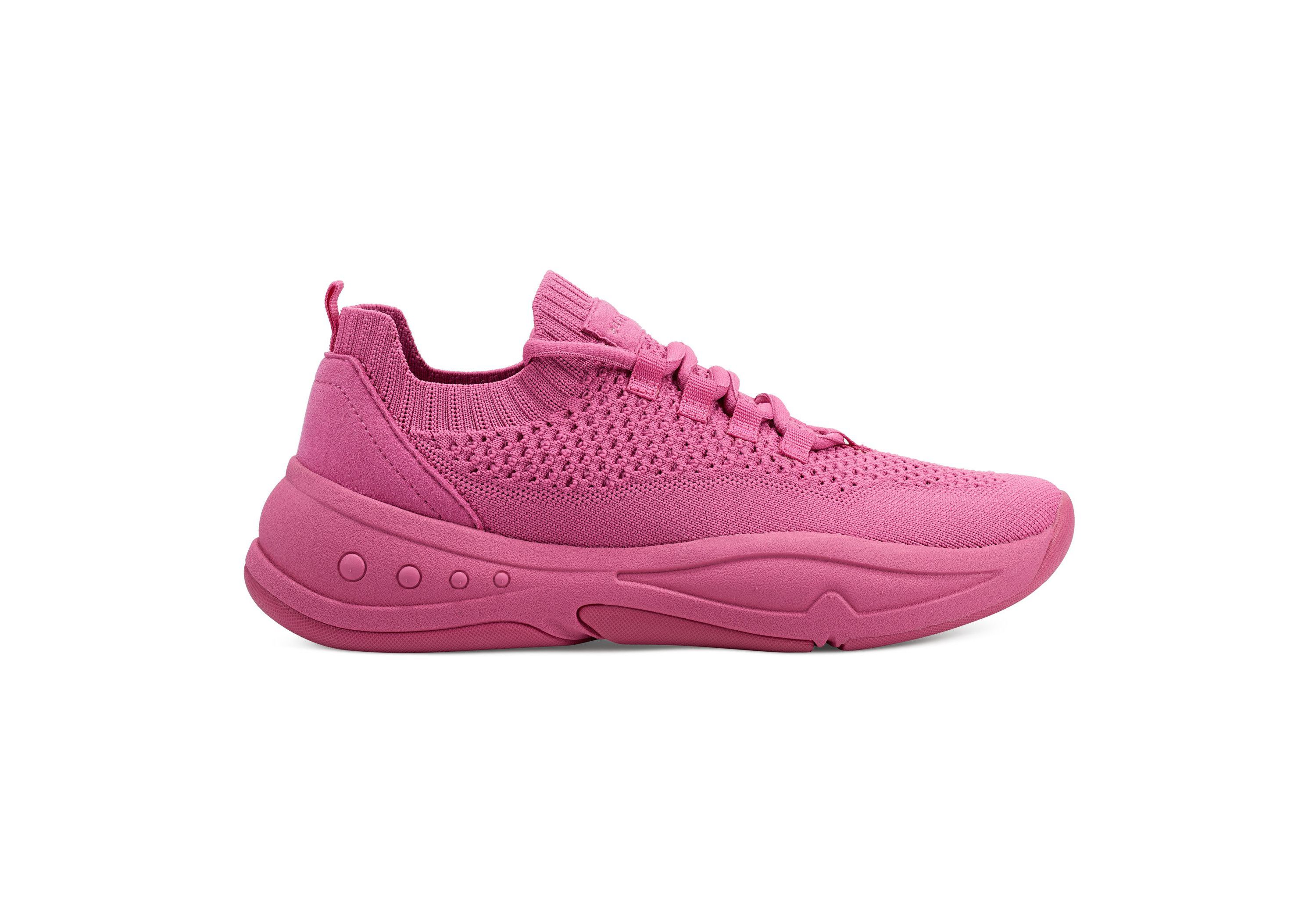 Power Round Toe Lace-Up Platform Sneakers