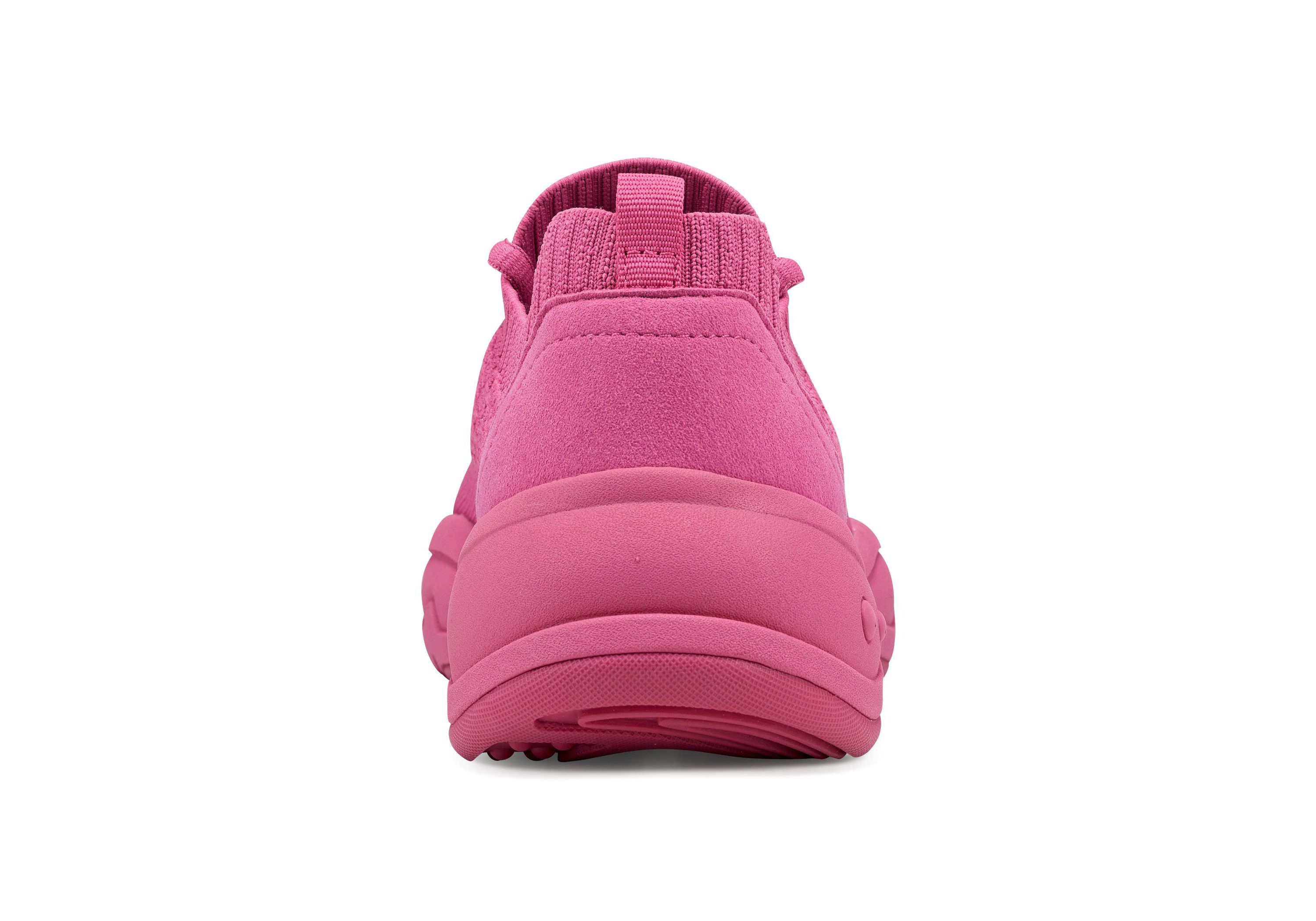 Power Round Toe Lace-Up Platform Sneakers