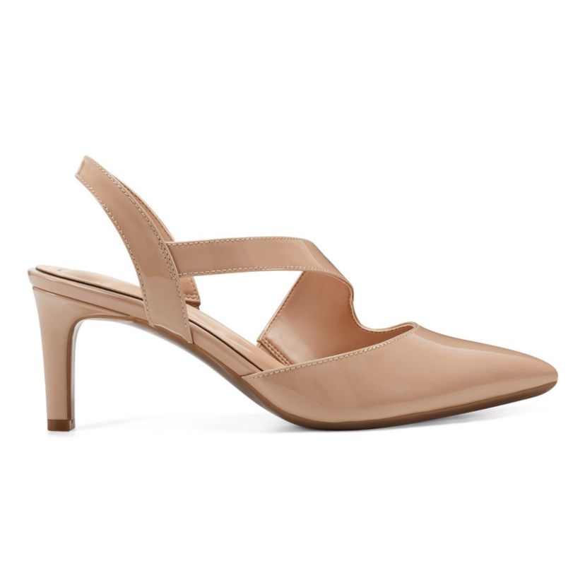 Recruit Pointy Toe Slingback Dress Pumps