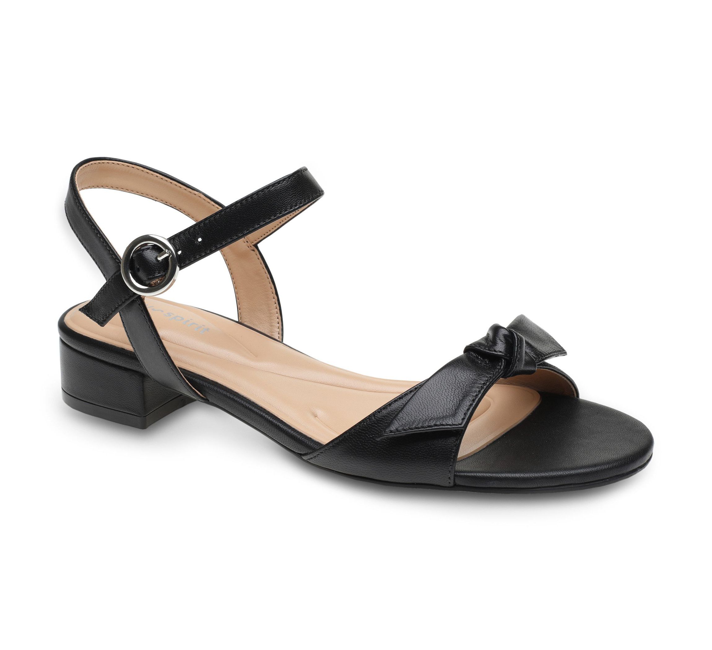 Ginova Round Toe Kitten Heel Dress Sandals