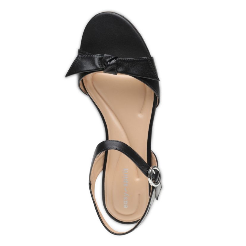 Ginova Round Toe Kitten Heel Dress Sandals