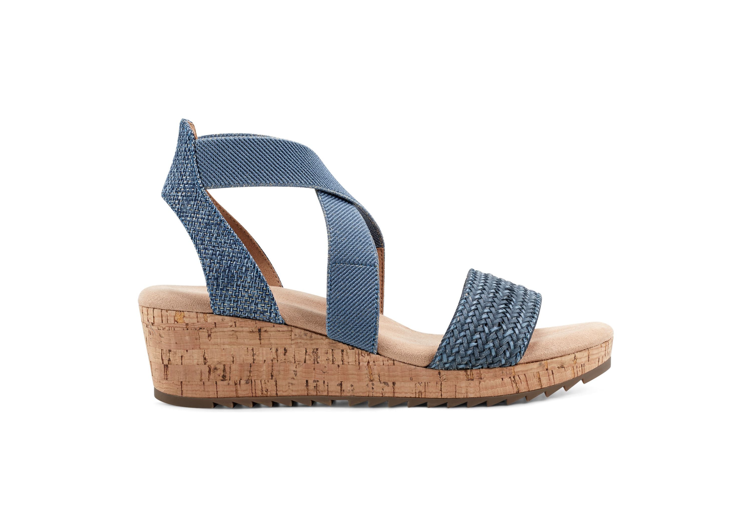 Lorena Casual Strappy Wedge Sandals
