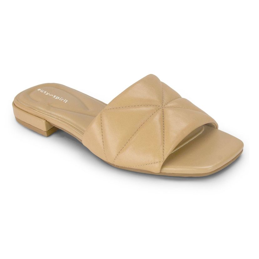 Quincie Square Toe Slip-On Slide Sandals