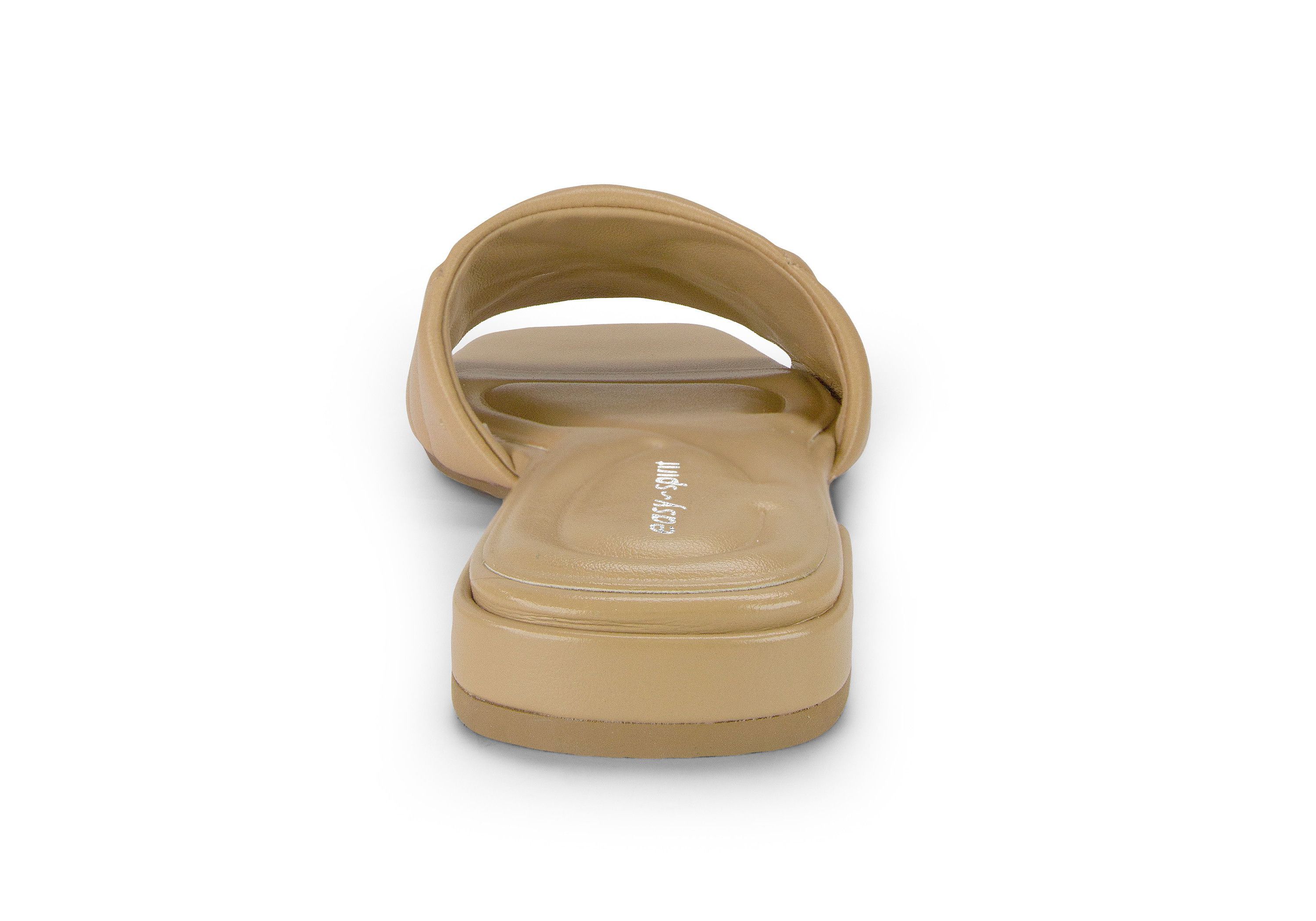 Quincie Square Toe Slip-On Slide Sandals