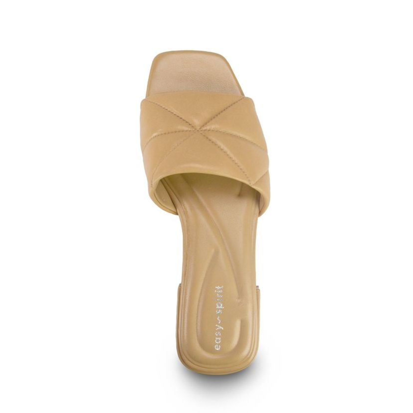 Quincie Square Toe Slip-On Slide Sandals