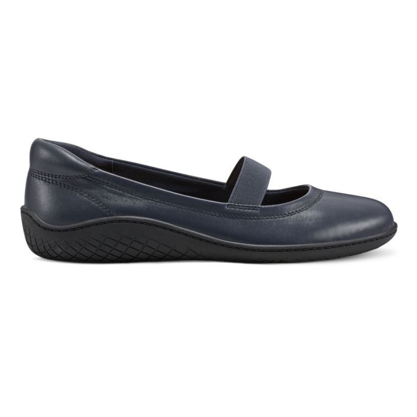 Golden Round Toe Casual Ballet Flats