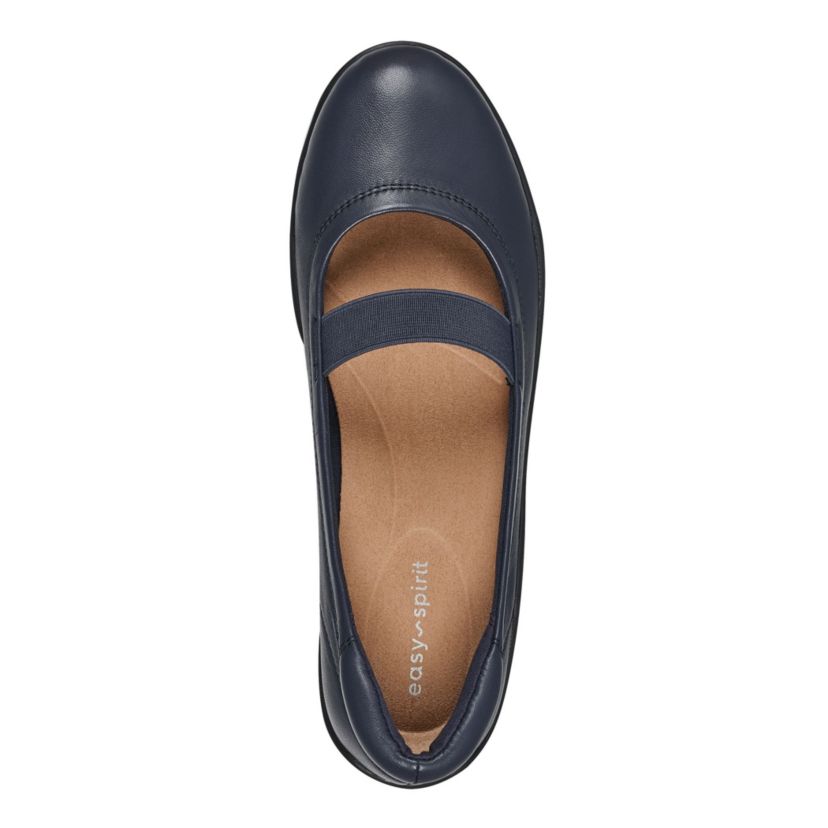Golden Round Toe Casual Ballet Flats