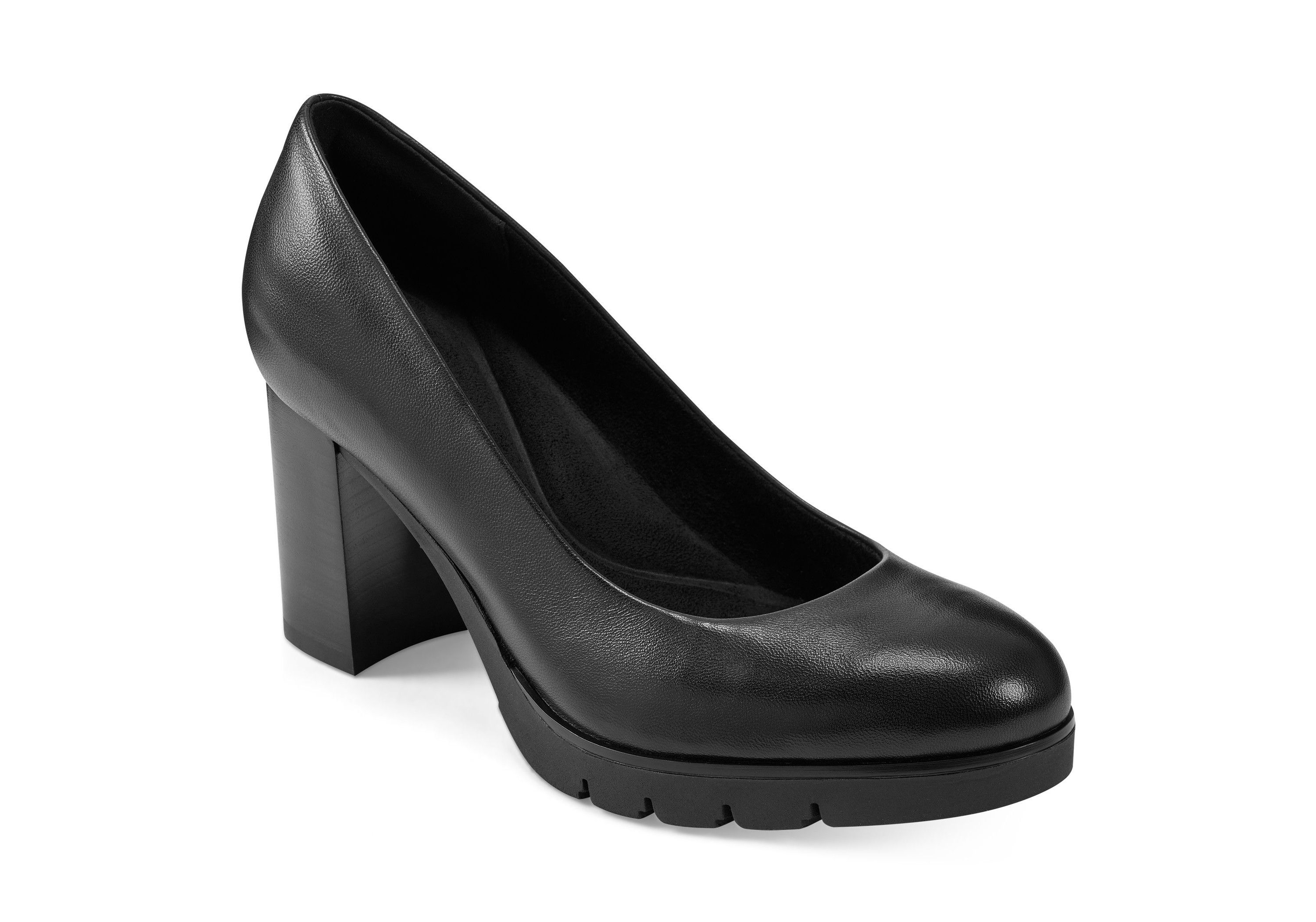 Mckay Block Heel Slip-on Dress Pumps