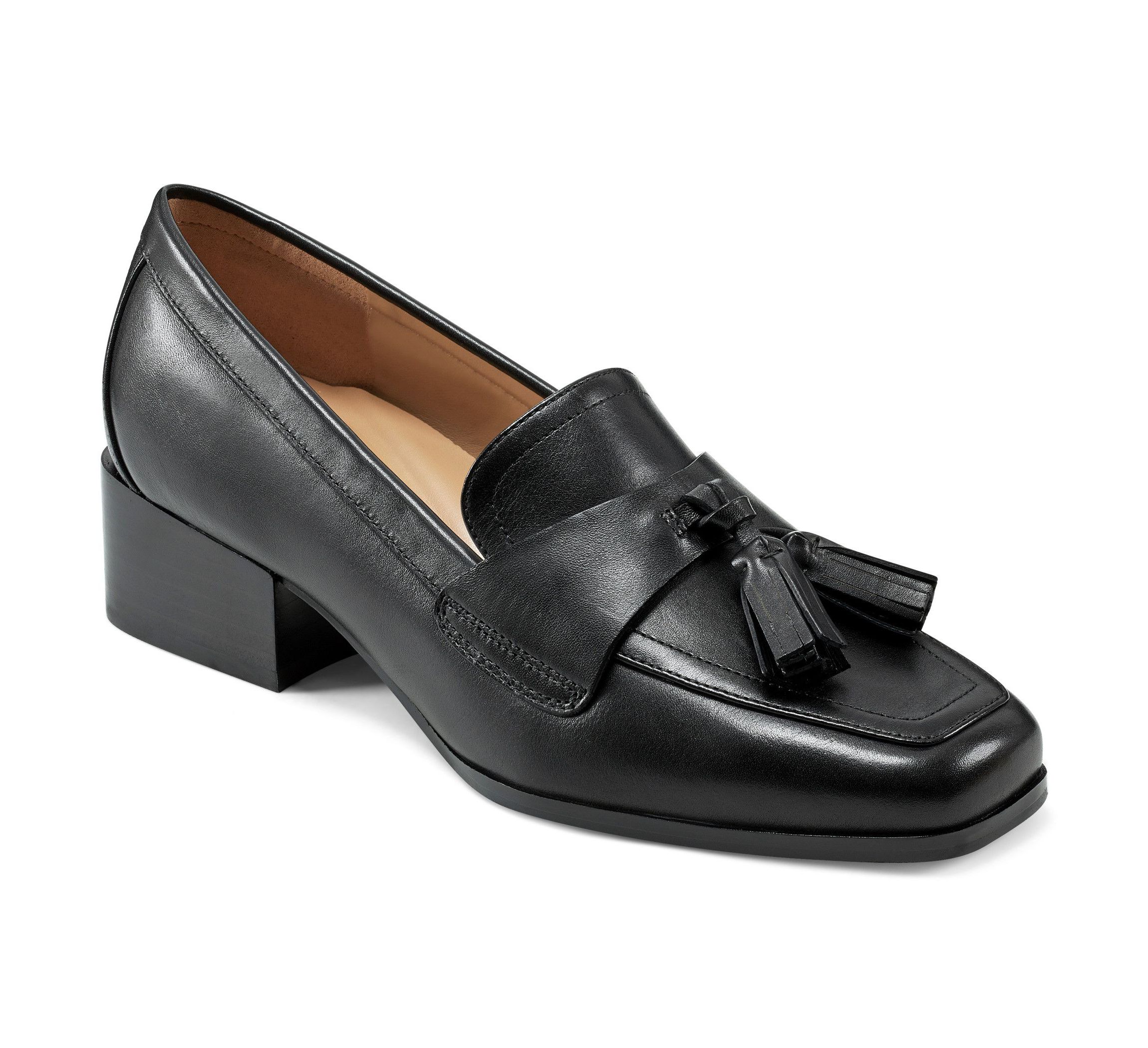 Drew eFlex Block Heel Slip-on Dress Loafers