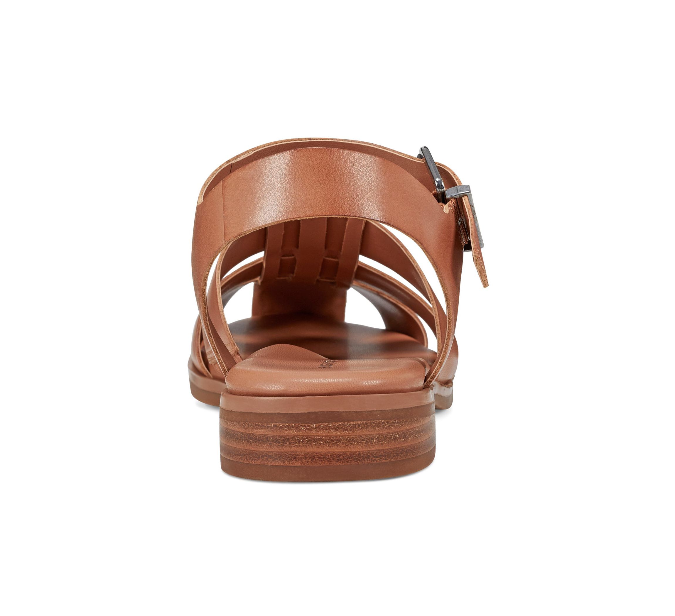 Gretty Round Toe Strappy Flat Sandals