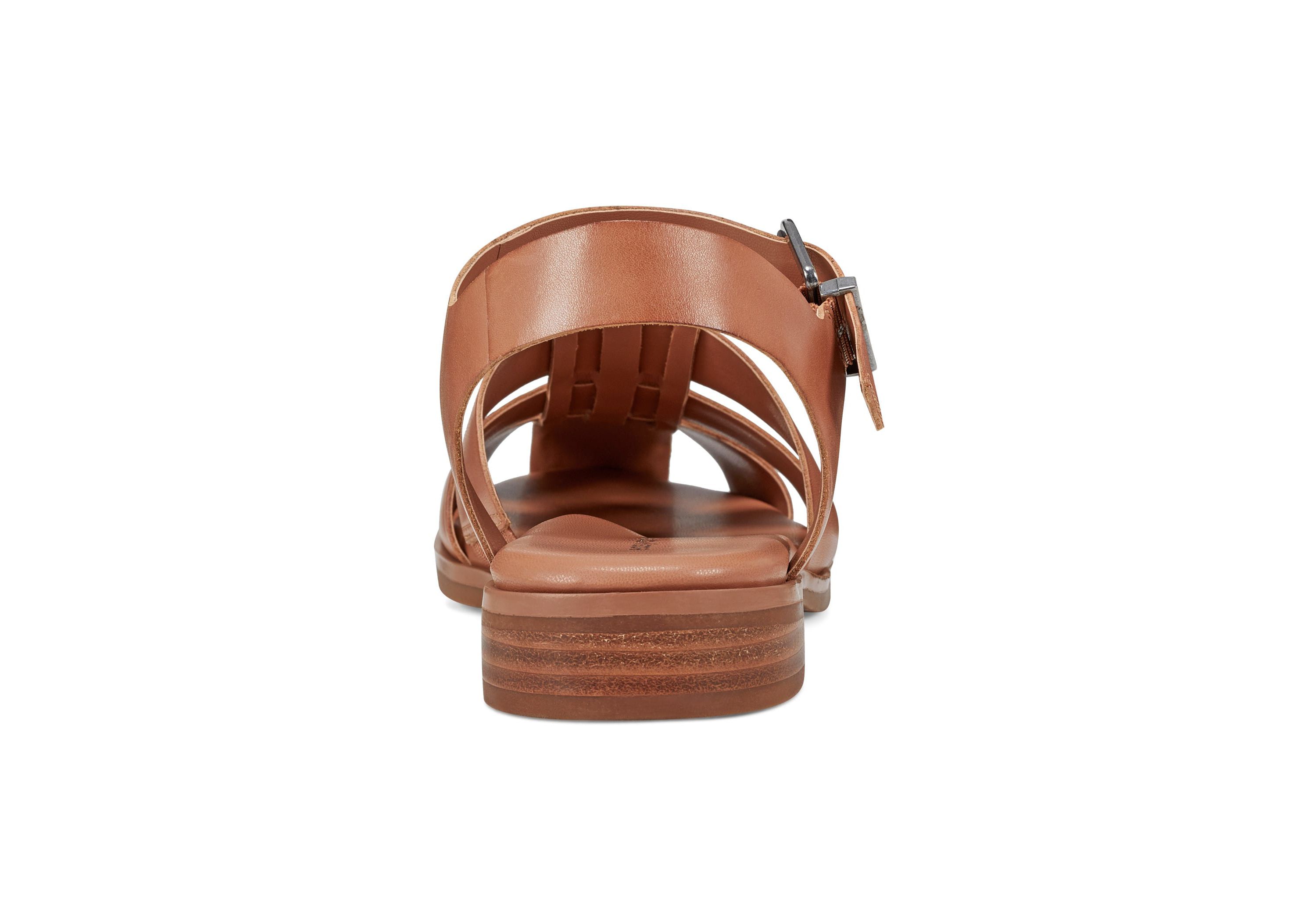 Gretty Round Toe Strappy Flat Sandals
