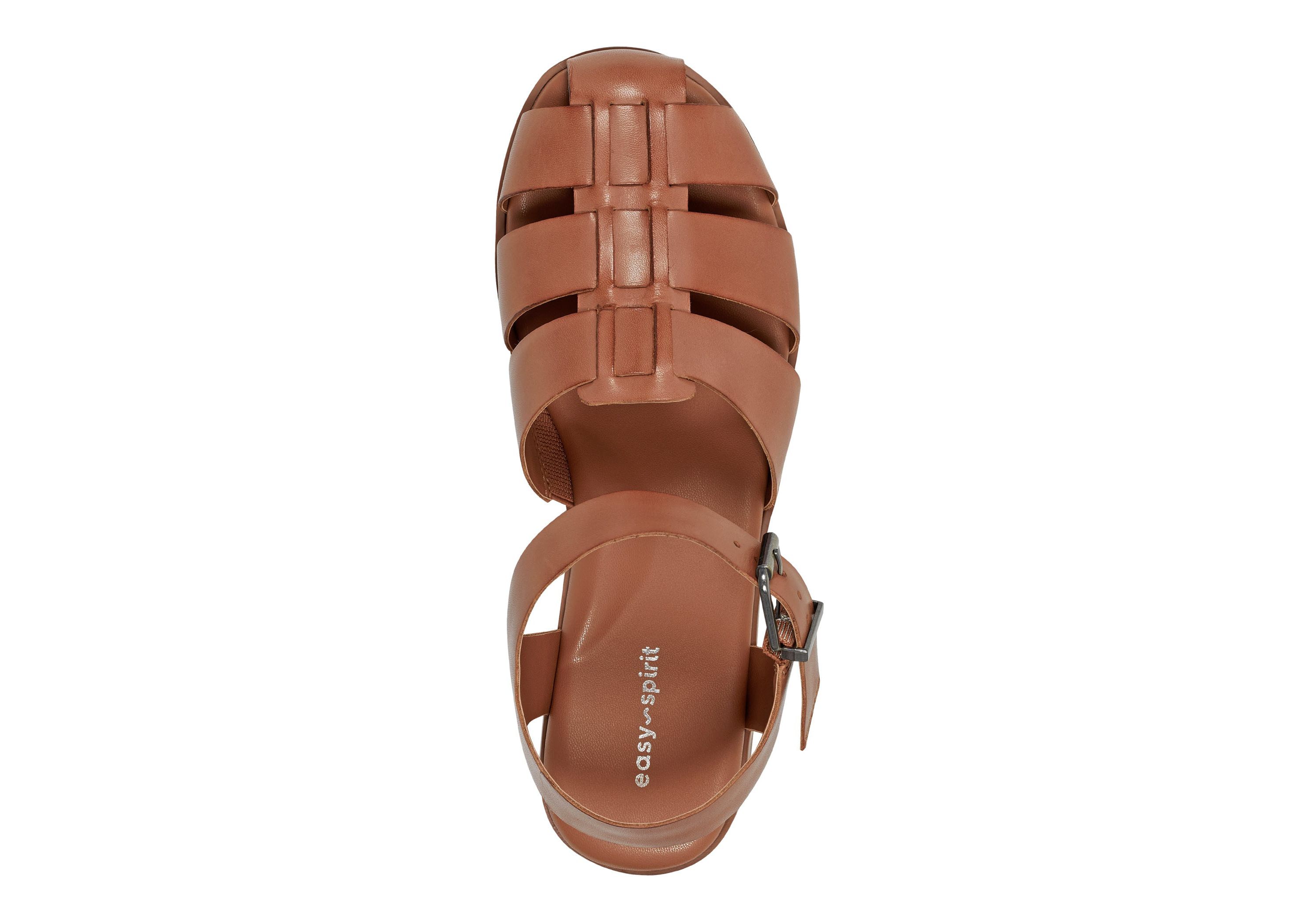 Gretty Round Toe Strappy Flat Sandals