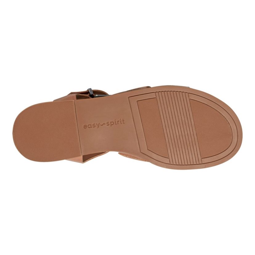 Gretty Round Toe Strappy Flat Sandals