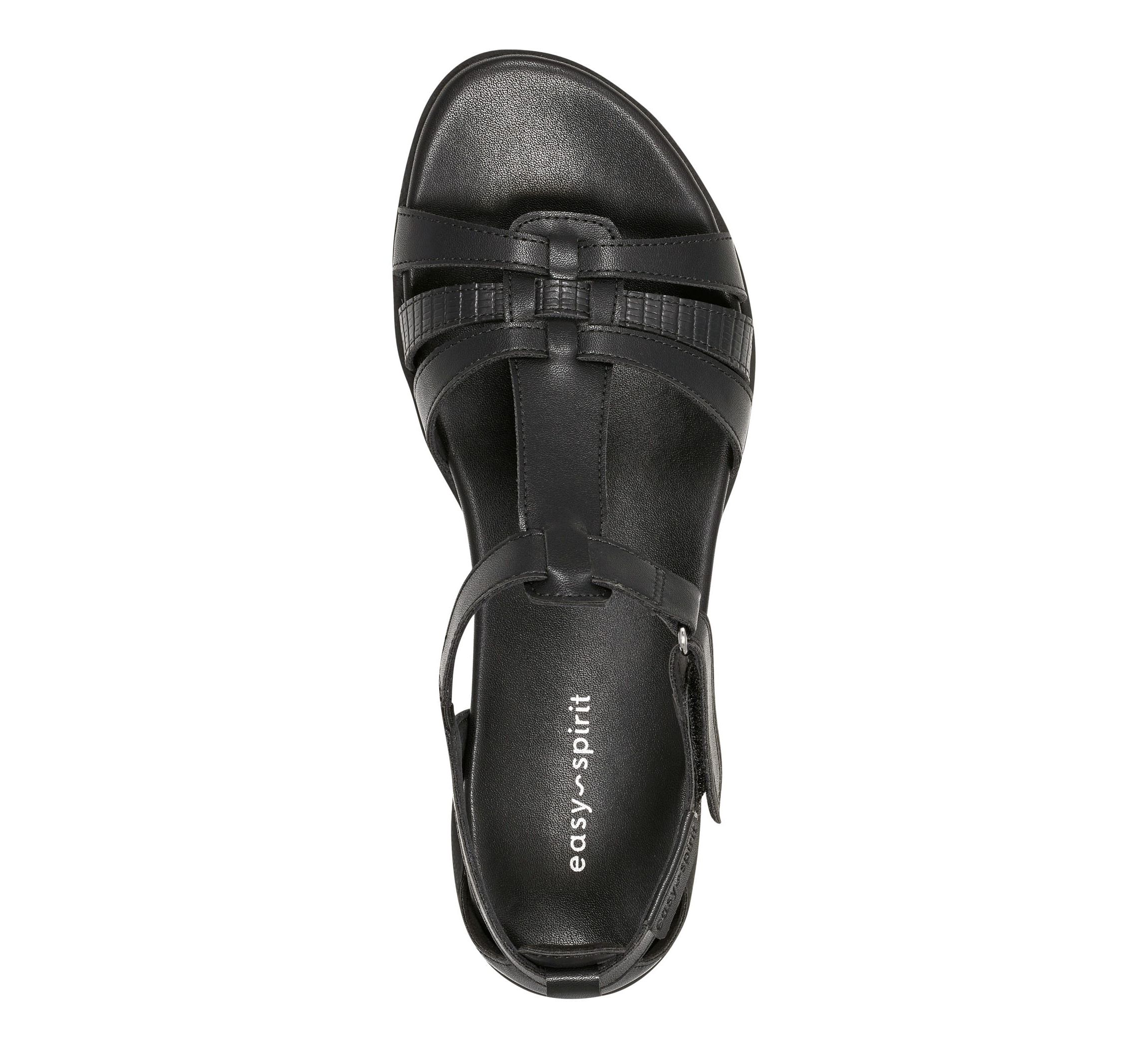 Leia Round Toe Strappy Flat Sandals