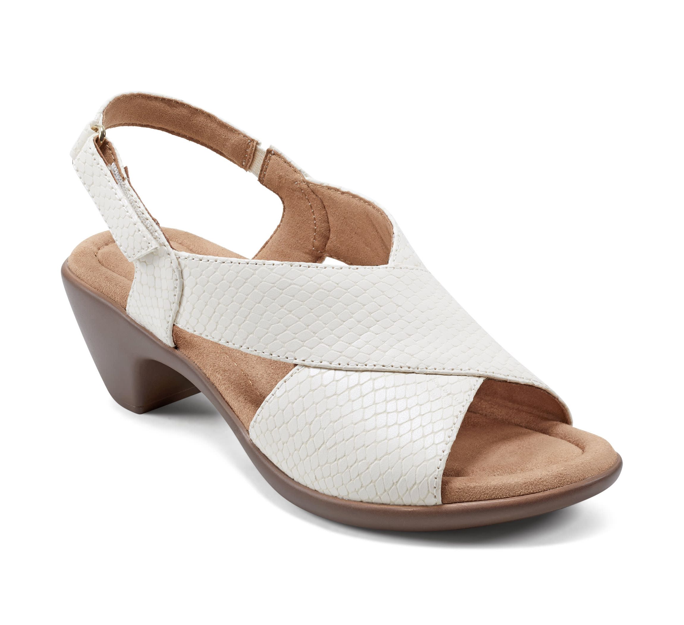 Chantal Open Toe Strappy Block Heel Sandals