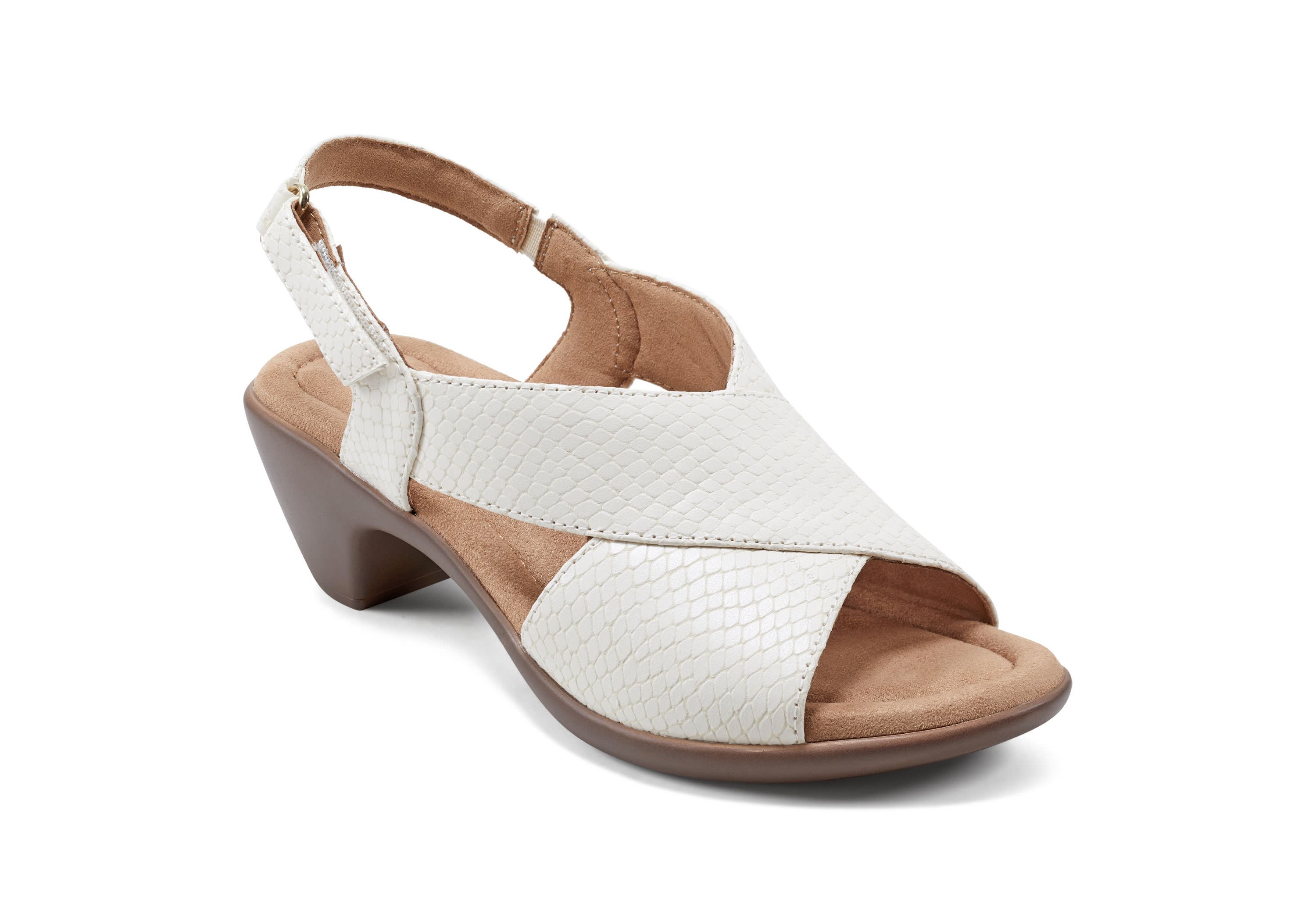 Chantal Open Toe Strappy Block Heel Sandals