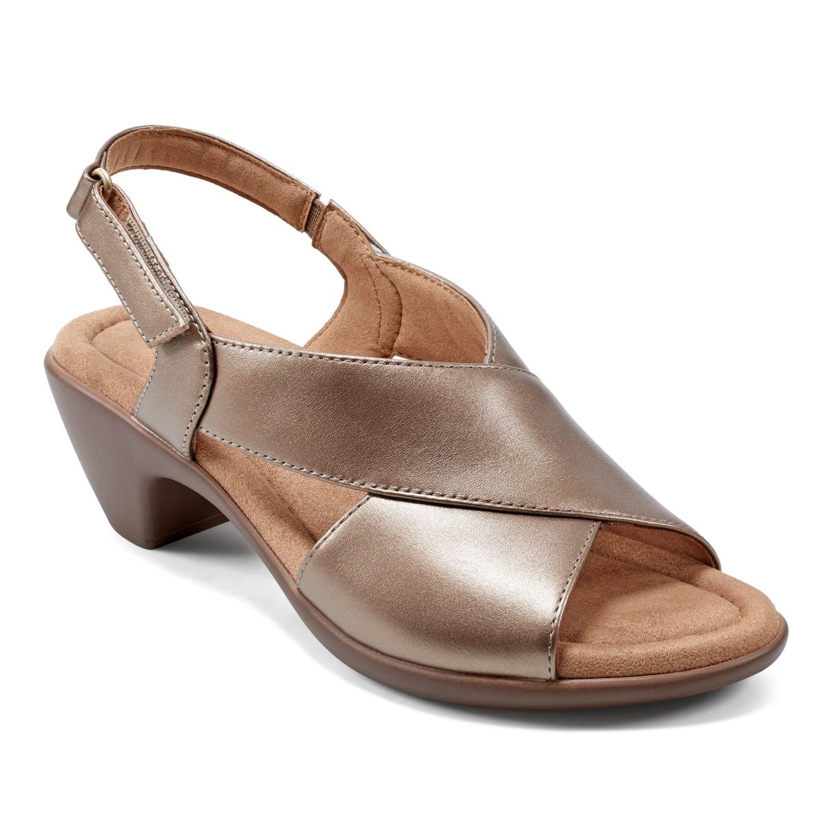 Chantal Open Toe Strappy Block Heel Sandals