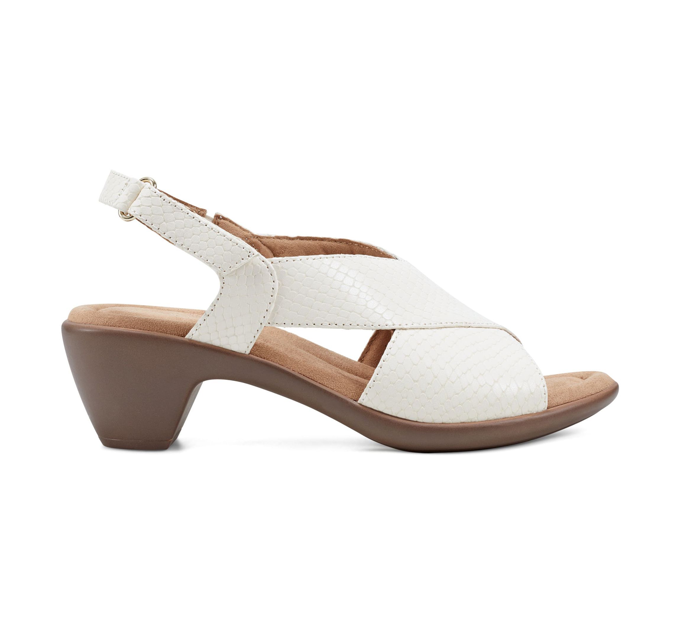 Chantal Open Toe Strappy Block Heel Sandals