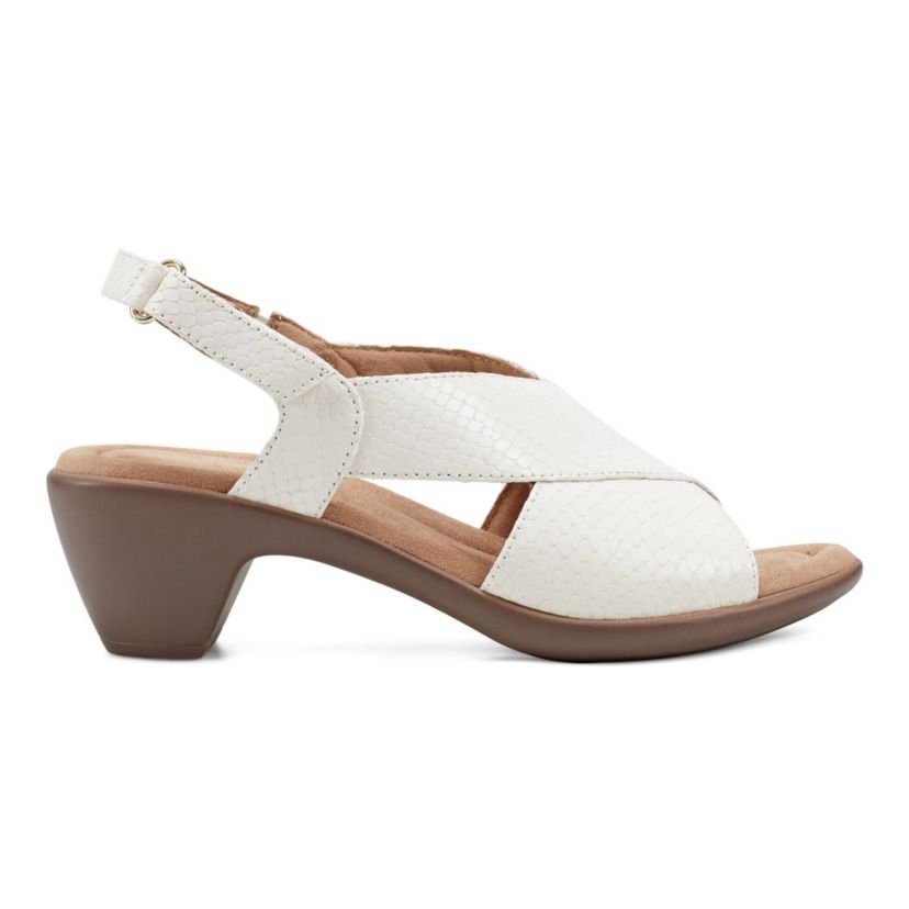 Chantal Open Toe Strappy Block Heel Sandals